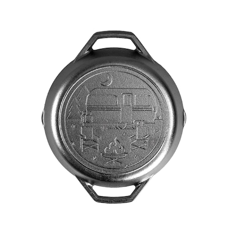 Lodge Lodge Wanderlust Cast Iron Baking Pan 10.25 in. Black L8SKLWND
